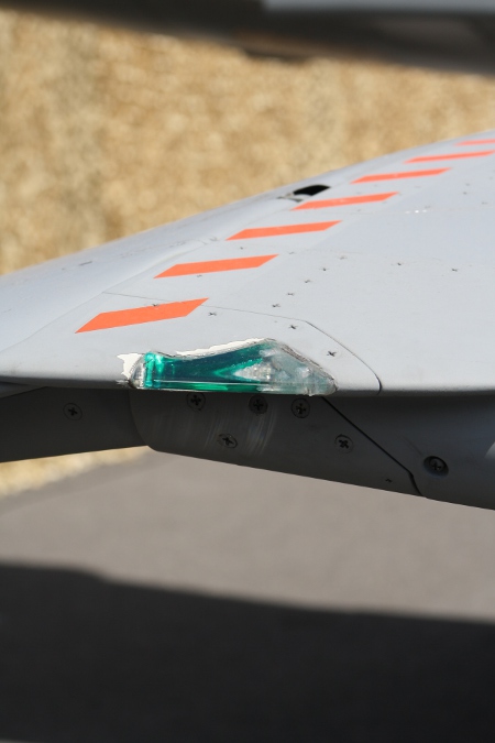 Mirage 2000D left wing detail 